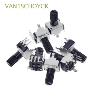 van1schoyck 10pcs resistor 12.5mm 1k 2k 5k 10k 20k 50k 100k potenciómetros vertical rv09 0932 7 tipo 3pin sello ajustable componentes pasivos