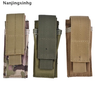 [nanjingxinhg] bolsa táctica de una sola pistola revista bolsa cuchillo linterna munición bolsas de camuflaje [caliente]