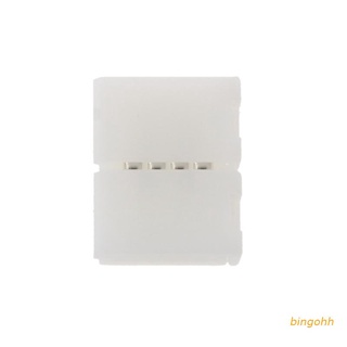 bin conector acoplador clip sin soldadura de 4 pines 10 mm para 5050 rgb led tira de luz