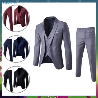 (nuevo) Blazer/pantalones/chaleco con botones Para novio/boda
