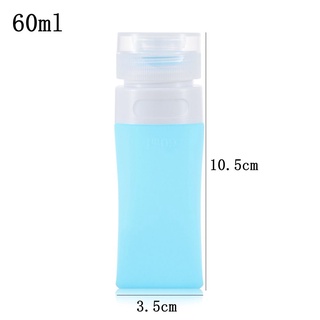 cretular accesorios de viaje botella de silicona recargable sub-bottling tubo botellas vacías portátil lavado de manos champú ducha gel exprimir contenedor/multicolor (2)