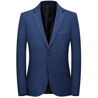 feiyan Fashion Men's Casual Suit Lapel Slim Fit Stylish Blazer Coat
