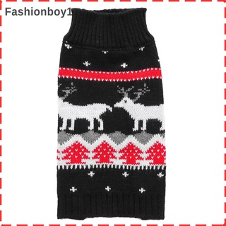 (fashionboy) Suéter De Perro De Navidad Ropa De Invierno Cálido Clásico Chaqueta Abrigo