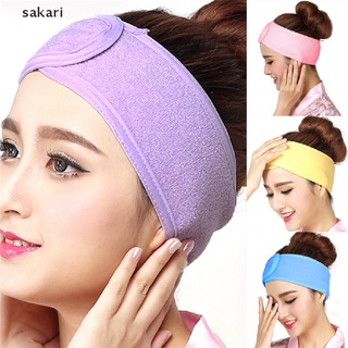 [sakari] suave toalla ajustable para el cabello envoltura de pelo banda para maquillaje belleza pelo banda [sakari]