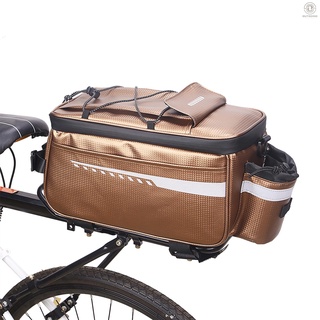 Impermeable aislado tronco enfriador bolsa de ciclismo bicicleta bicicleta trasero asiento bolsa de almacenamiento de equipaje bolsa de almacenamiento de bicicleta MTB bolsa de hombro