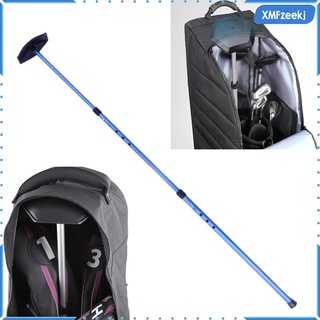 Varilla de soporte para bolsa de viaje de golf, aluminio, poste de soporte de cubierta de viaje de golf ajustable