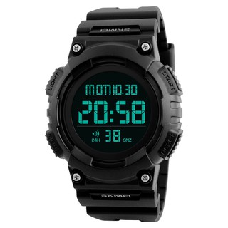 skmei 1248 50m reloj deportivo digital impermeable para hombre, color negro