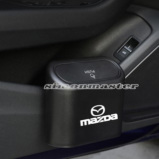 Coche Multifuncional Papelera Auto Interior Puerta Lateral Colgante Cubo De Almacenamiento Basura Para Mazda 3 CX5 CX30 6 CX5 CX3 (1)