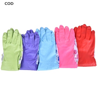 [cod] guantes de goma resistentes al agua para lavar platos/guantes calientes para lavar platos