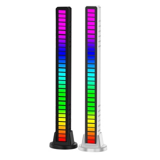 5W 3D RGB Colorido LED Activado Por Voz Pickup Ritmo Tira De Luz Sin Batería