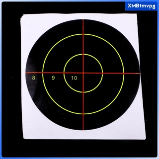 100pcs Shooting Targets 3\\\" Reactive Splatter Glow Florescent Paper Target