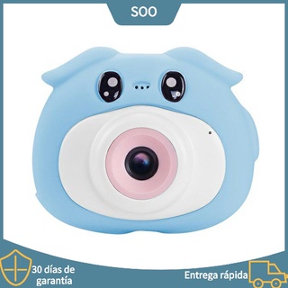 cámara para niños cámara de grabación doble delantera y trasera para niños regalo de cerdo cámara (1)
