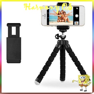 Soporte flexible tripié pulpo cámara para teléfono Selfie Stand monopie Esponja pulpo con Forma De Clip juego (B.S.)