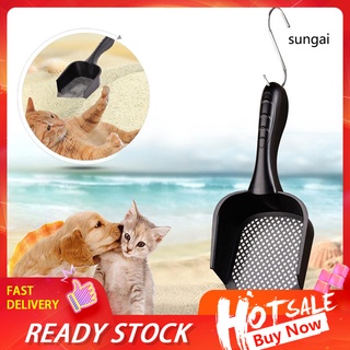 Ym_ pala pala para arena para gatos puntiaguda/cuchara de arena para mascotas/utensilios de limpieza para mascotas