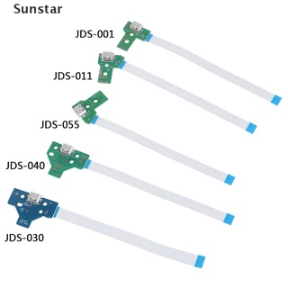[Sunstar] placa de circuito de enchufe de puerto de carga USB 12Pin JDS 011 030 040 para controlador PS4