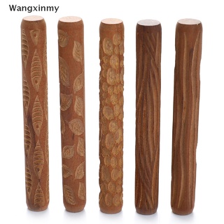 [wangxinmy] herramientas de cerámica para tallar madera, textura de cerámica, rodillo de barro, estampado en relieve, barra de venta caliente (2)