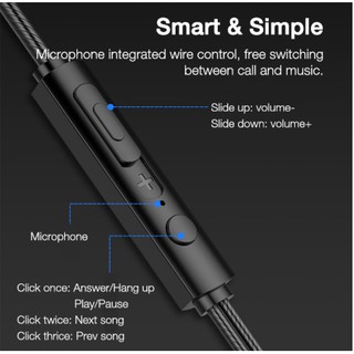 [disponible en inventario]audífonos de alta fidelidad con micrófono Universal/audífonos con cable de 3.5 mm para Android (9)