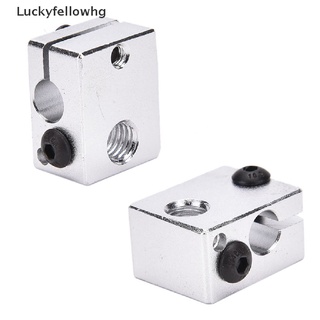 [luckyfellowhg] bloque de calor de aluminio para impresora 3d v6 j-head makerbot mk7/mk8 extrusora [caliente]