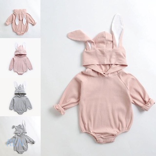 REN Baby's One-piece Clothes Spring/Autumn Harbin Rabbit Climbing Clothes Baby's Clothes Korean Newborn Clothes Pure Cotton Baby Clothes