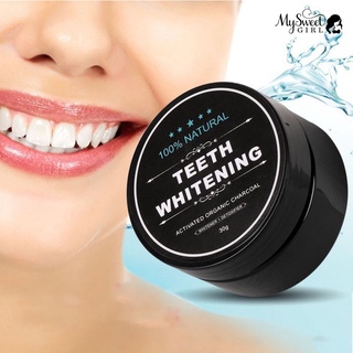 MYSWEE Activated Bamboo Charcoal Teeth Whitening Powder Teeth Whitener Oral Hygiene