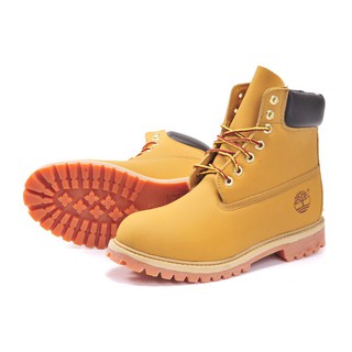 listo stock timberland mujeres hombres zapatos de deporte unisex botas de alta parte superior amarillo marrón (3)