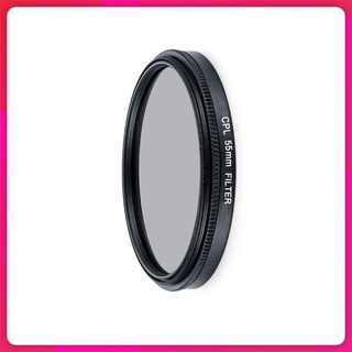 Filtro de lente de cámara ultravioleta CPL filtro de protección para Canon para Nikon