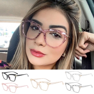 Gafas Cuadradas De Computadora Para Mujer Cuidado De La Visión De Gran Tamaño Moda Retro Clásica Multicolor (8)