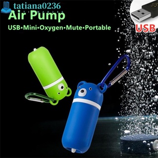tatiana0236 Portable Mini Oxygen Air Pump Mute Aquarium Air Pump For Aquarium Fish Bowl
