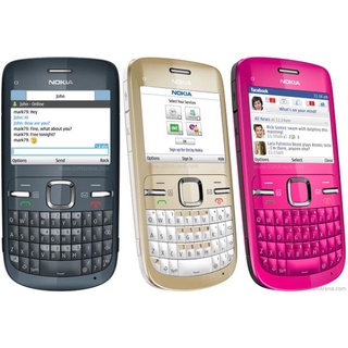 Nokia C3-00 importación WIFI 2MP teléfono móvil Bacis teclado de teléfono Whatsapp Bar teléfono móvil COD