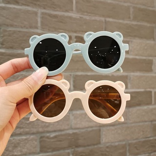 lindo oso forma niños gafas de sol 2021 nuevos niños y niñas bebé moda gafas de sol contra uv (1)