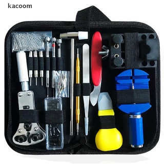 kacoom - kit de herramientas de reparación de relojes (147 unidades, abrelatas, enlace, resorte, removedor de barras)