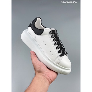 alexander mcqueen/alexander mcqueen zapatos de plataforma de fondo grueso zapatos blancos altos (2)