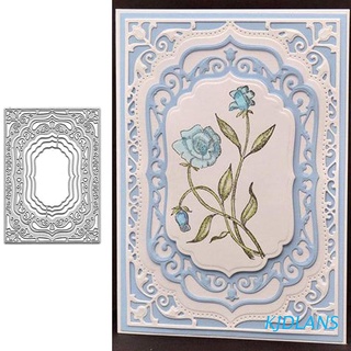 kjdlans marco de fondo de metal troqueles de corte plantilla diy scrapbooking álbum de papel tarjeta plantilla molde en relieve decoración