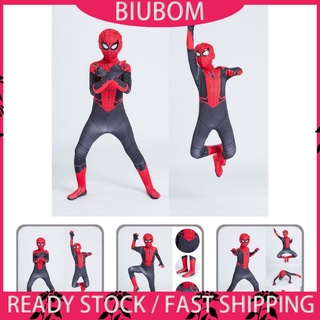 disfraz de cosplay transpirable para niños, diseño de spider man, resistente al desgaste, para decoración (1)