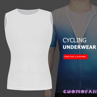 Chomofan verano ciclismo ropa interior de malla chalecos ropa de los hombres bicicleta deportes camiseta