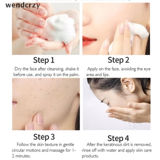 wendcrzy exfoliante facial mousse peeling gel exfoliante facial eliminación profunda crema de limpieza co (1)