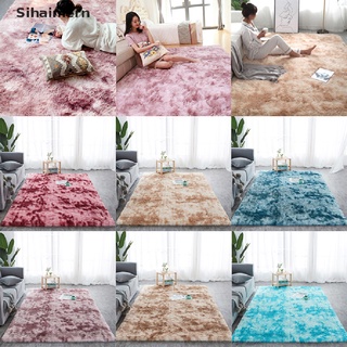 [sihaimern] alfombra shaggy tie-dye impreso de felpa piso esponjoso alfombra de área alfombra sala de estar alfombrillas.