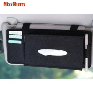 [MissCherry] Universal coche visera de pañuelos caja de pañuelos accesorios Auto organizador titular caso de papel