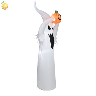 Ejxw 1.8m inflable Halloween Fantasma con luces Led Blow Up Ornamento Iluminado Decorativo Para jardín jardín jardín decoración De Interiores (3)