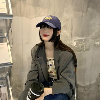 ❀Ins sombrero femenino verano ocio gorra suave marea salvaje letra bordado gorra de béisbol versión coreana de la cara joven