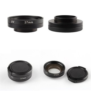 protector de lente de filtro uv profesional de alta transmitancia 37 mm para cámara gopro hero 4/3+/3 (3)