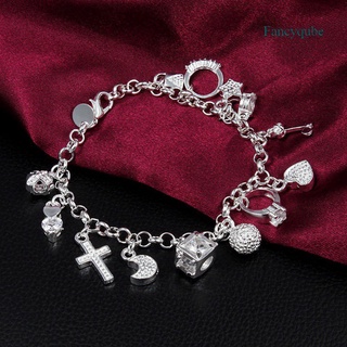 fancyqube - pulsera chapada en plata de ley 925 para mujer, regalo de san valentín (1)