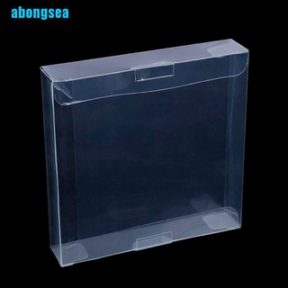 Abongsea 10Pcs para GB GBA GBC caja de plástico transparente protectores de la manga de videojuego en caja