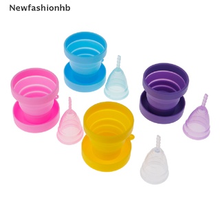 (newfashionhb) 3 piezas de copa menstrual esterilizador periodo copa menstrual de silicona medica copp en venta