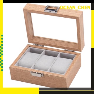 Caja De almacenamiento De madera chen/3 divisiones/Organizador De joyería/almacenamiento./requisilio/reprobado/reprobado Y Elegante