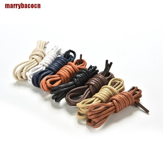 [MARRB] Cordones redondos encerados para zapatos cordones de cuero Brogues multicolor RRY (6)