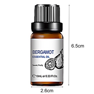 alotoforders11.co 10ml Bergamot Essential Oil Refresh Air Moisturizing Plant Extract Fragrance Oils (5)