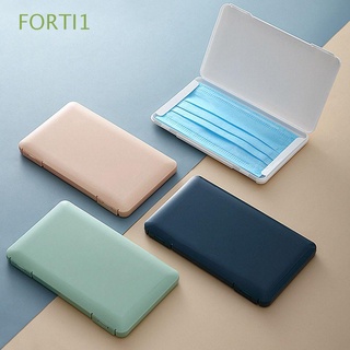 FORTI1 1pc protection Packaging Box Portable Facemask Holder protection Storage Box Rectangular Organizer Dustproof Disposable protection Bag Safe Plastic protection Storage Case/Multicolor