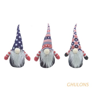 ghulons patriotic gnome american president elección decoración 4 de julio regalo estrella nisse tomte hecho a mano adornos escandinavos