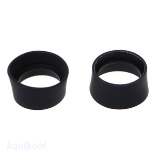 Kool 2 piezas de goma suave ocular escudo de ojos 29-30 mm protectores de ojos tazas de ocular cubre para microscopio Binocular
